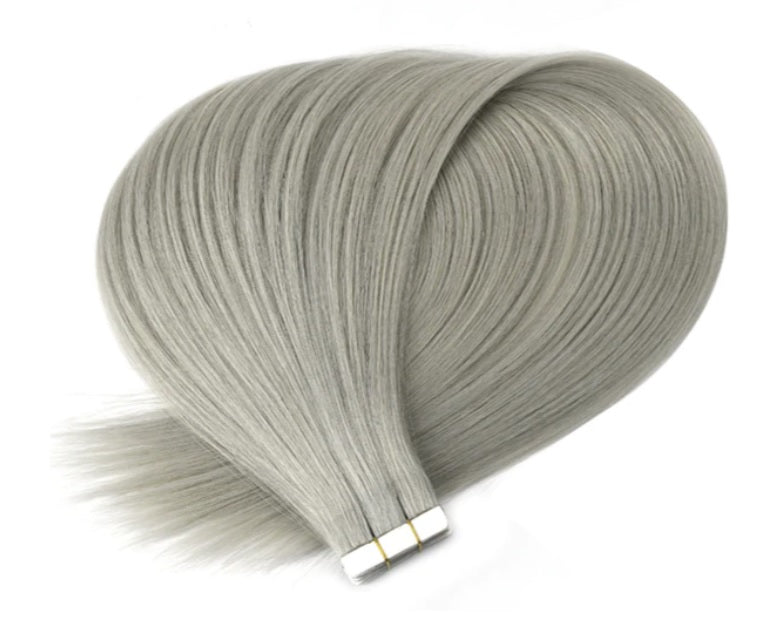 Tape-In Extensions – Blonde Grey
