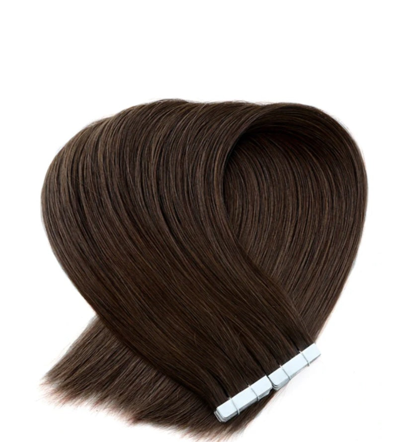 Tape-In Extensions – Chocolate Brown #3