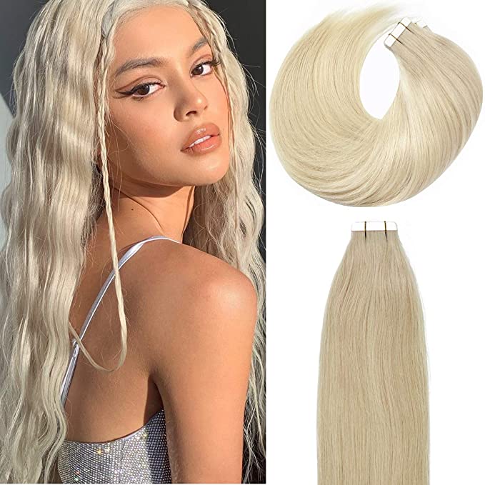 Tape-In Extensions – Light Blonde #613