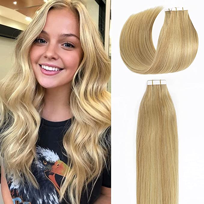 Tape-In Extensions – Honey Blonde #24